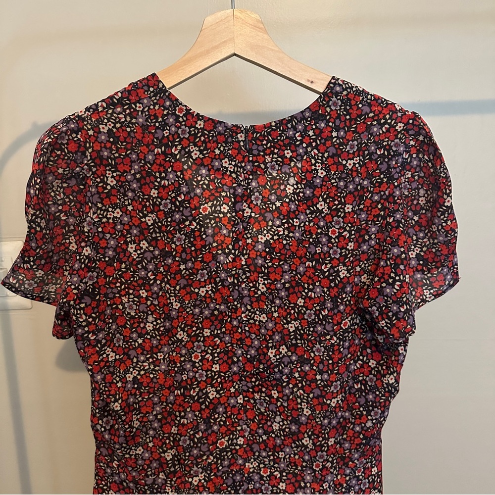 Realisation Par Floral Mini Dress - Red and Purple - Picture 8 of 8